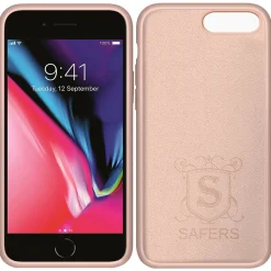 iPhone 7 Plus / 8 Plus - Silikon Case mit Mikrofaser-Innenseite