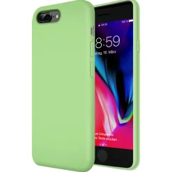 iPhone 7 Plus / 8 Plus - Silikon Case mit Mikrofaser-Innenseite