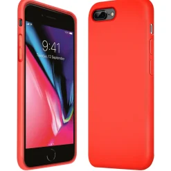 iPhone 7 Plus / 8 Plus - Silikon Case mit Mikrofaser-Innenseite