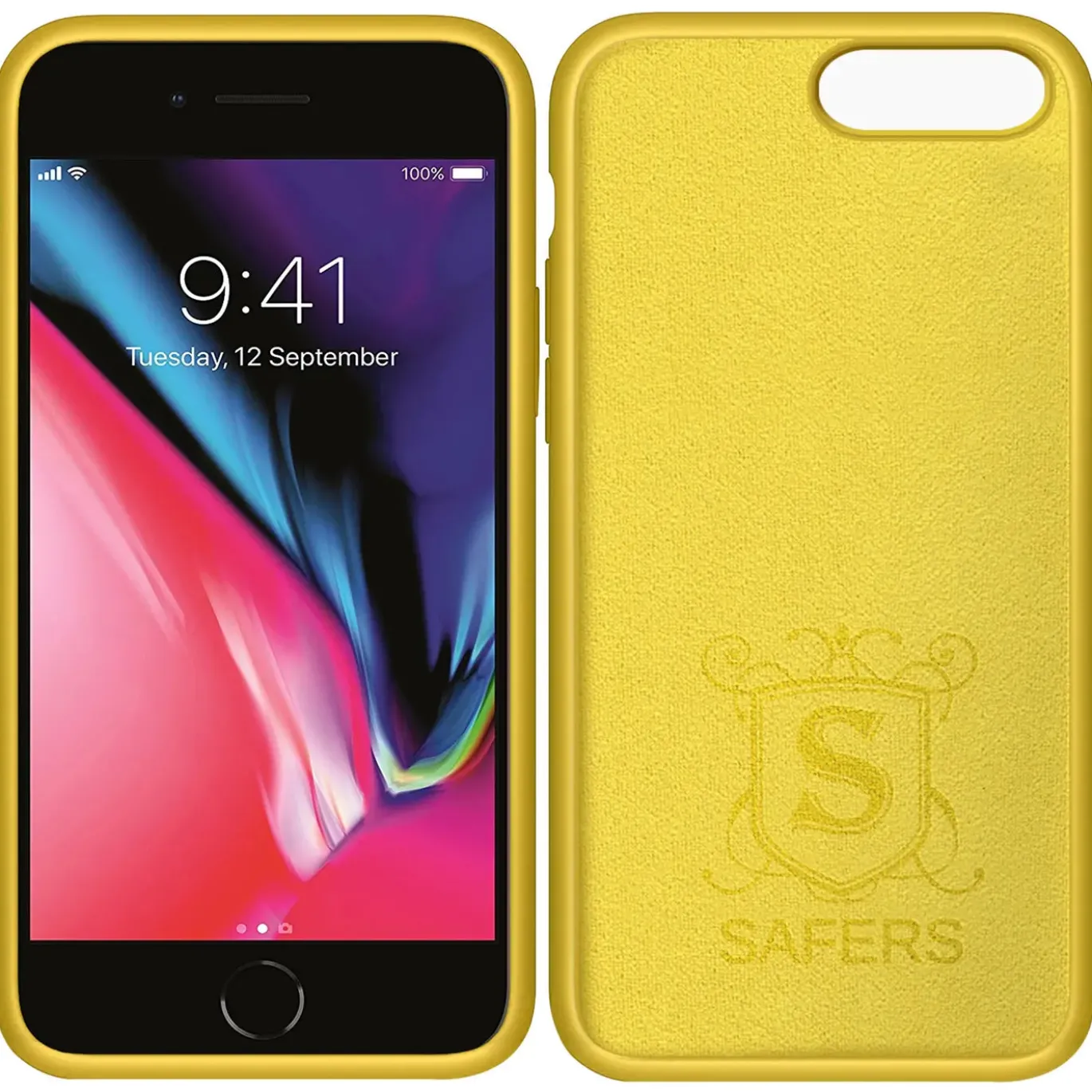 iPhone 7 Plus / 8 Plus - Silikon Case mit Mikrofaser-Innenseite