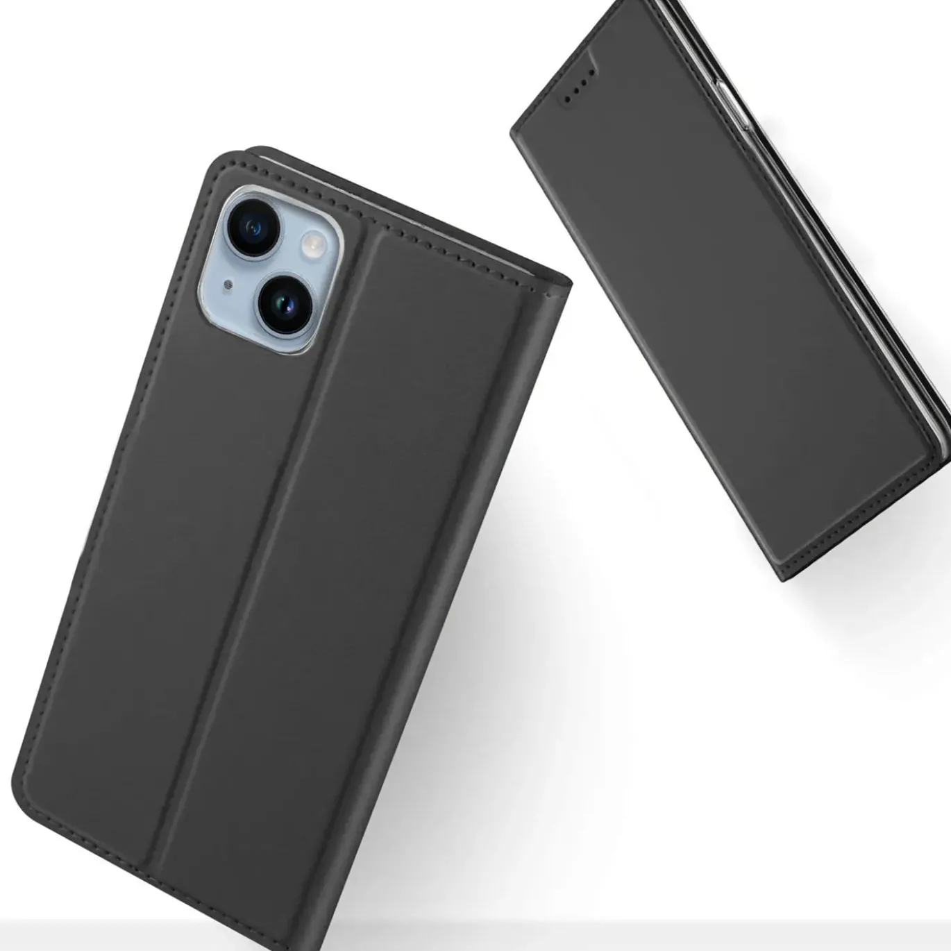 iPhone 15 Plus - Booklet Case mit Magnetverschluss