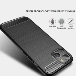 iPhone 14 Plus - Carbon Case Hülle, stoßfest