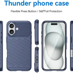 iPhone 16 Plus - Elegante Hülle stoßfest & stylisch