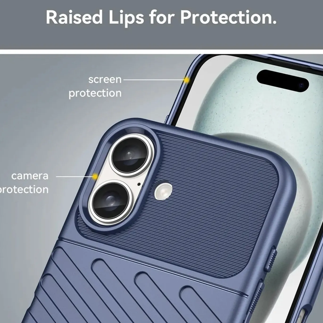 iPhone 16 Plus - Elegante Hülle stoßfest & stylisch