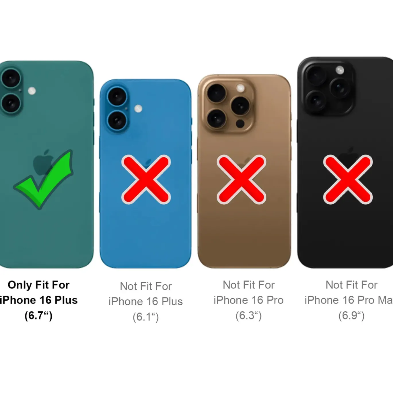 iPhone 16 Plus - Elegante Hülle stoßfest & stylisch