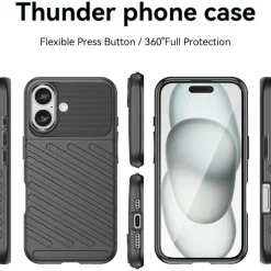 iPhone 16 Plus - Elegante Hülle stoßfest & stylisch