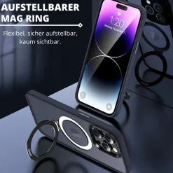 iPhone 14 Plus - Farbige MagSafe Hülle mit Ring