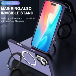 iPhone 16 Plus - Farbige MagSafe Hülle mit Ring