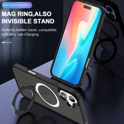 iPhone 16 Plus - Farbige MagSafe Hülle mit Ring