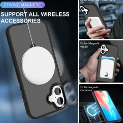 iPhone 16 Plus - Farbige MagSafe Hülle mit Ring