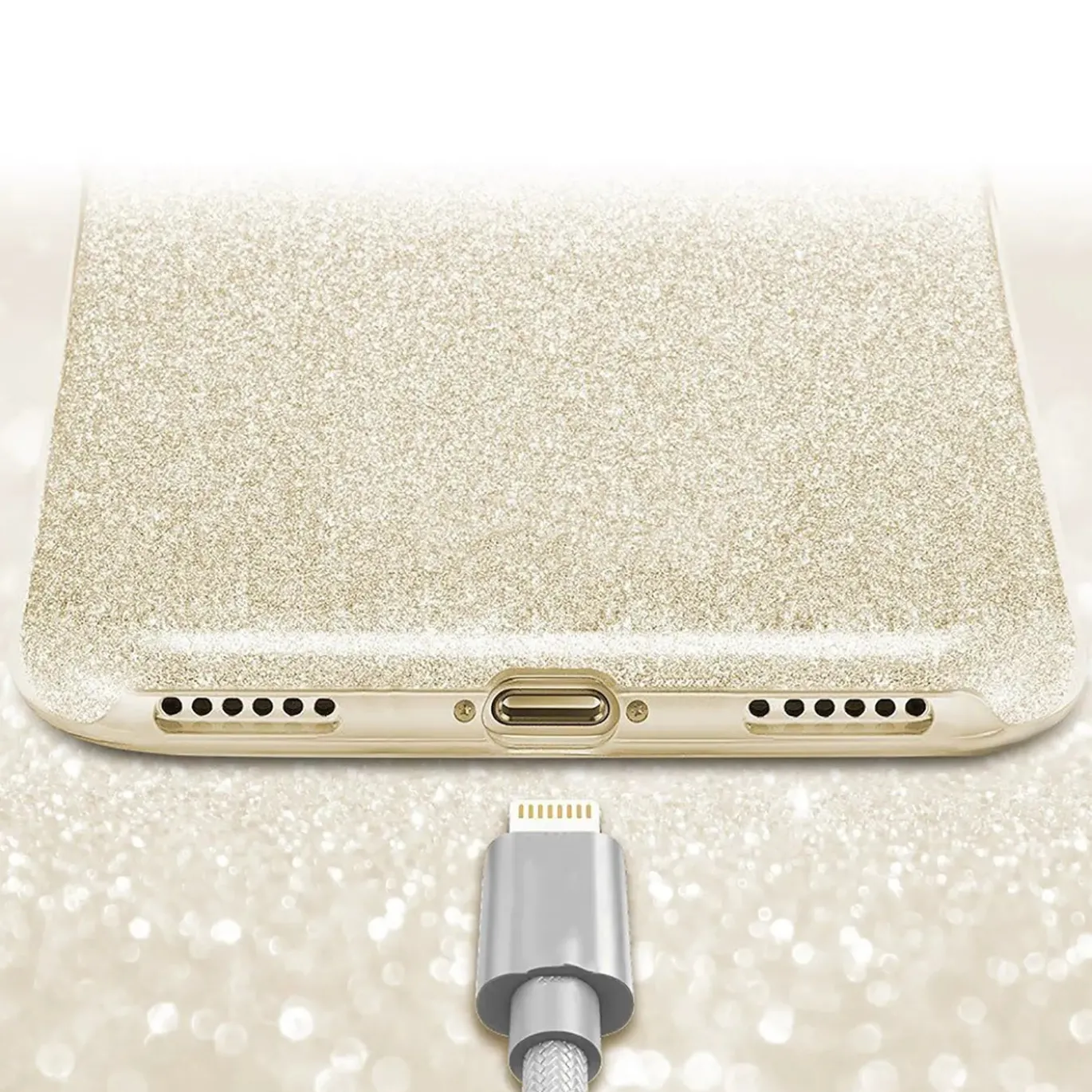 iPhone 14 Plus - Glitzer TPU Hülle