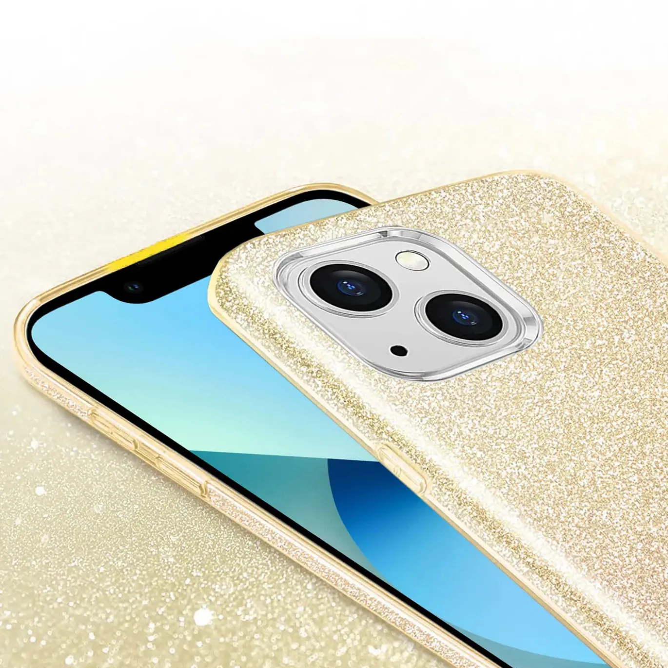 iPhone 14 Plus - Glitzer TPU Hülle
