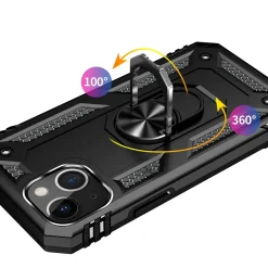 iPhone 14 Plus - Outdoor Hardcase mit Ringhalter