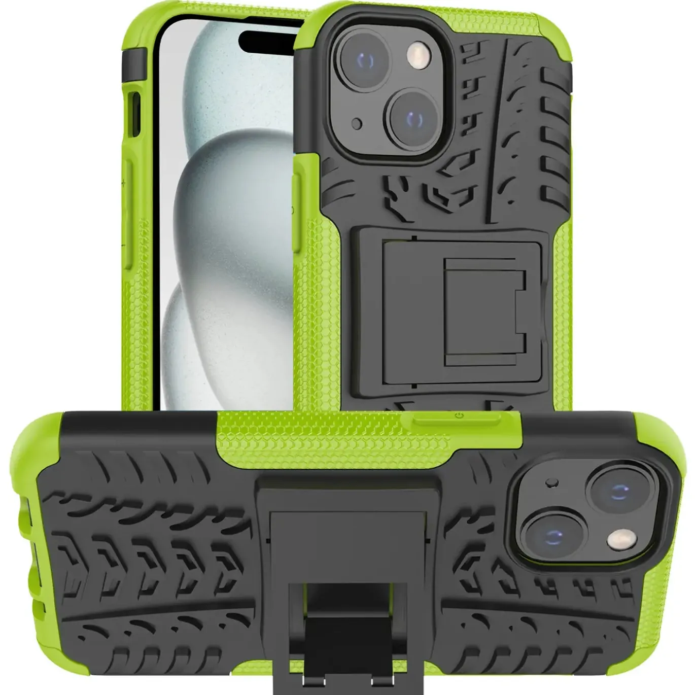 iPhone 15 Plus - Outdoor Hülle 2-teiliges Schutzcase