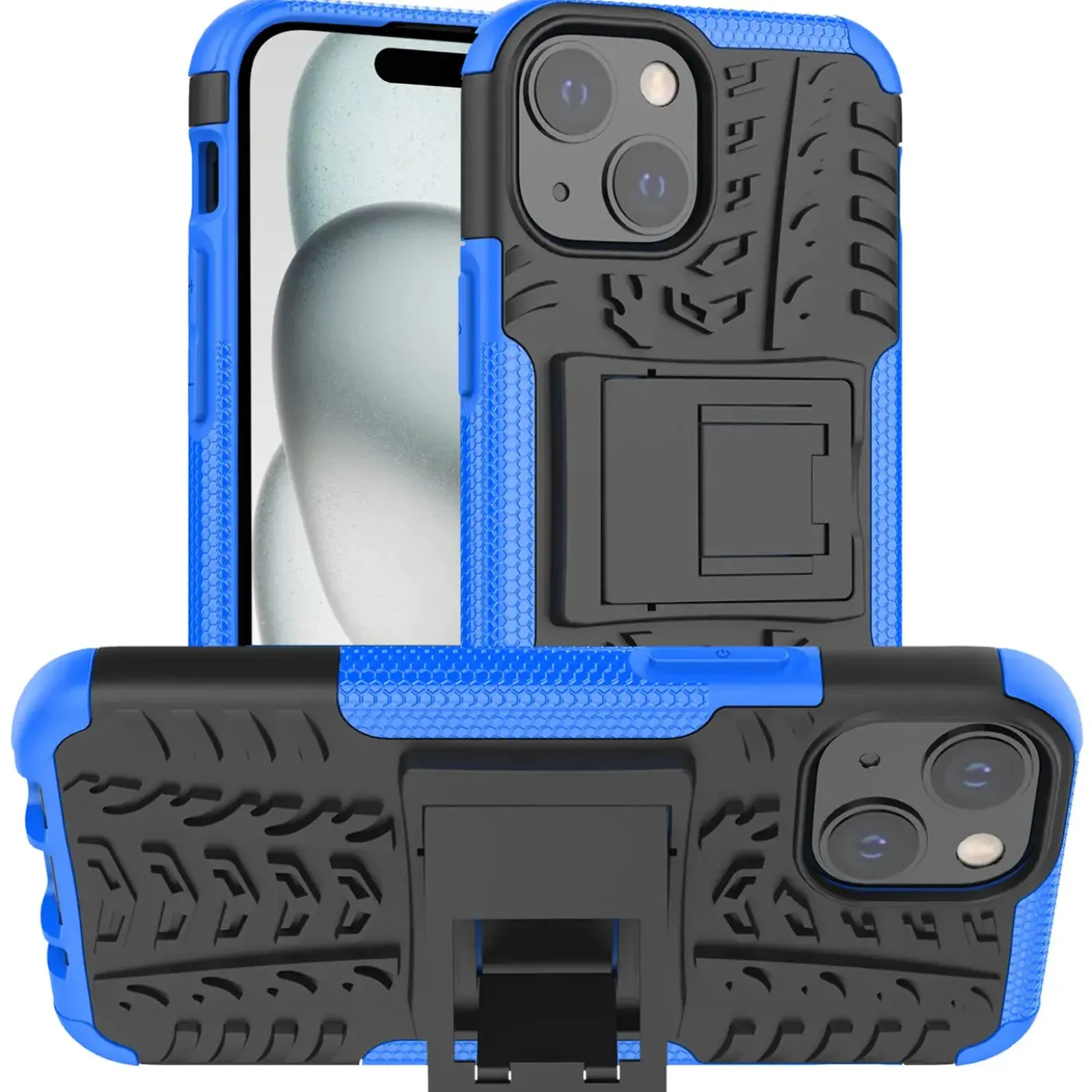 iPhone 15 Plus - Outdoor Hülle 2-teiliges Schutzcase