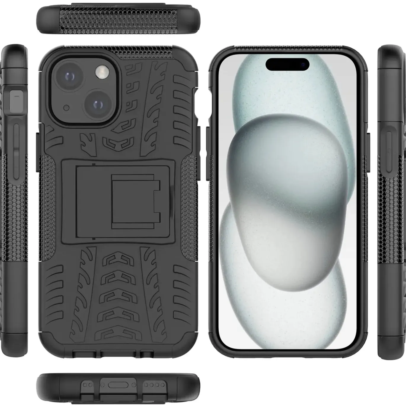 iPhone 15 Plus - Outdoor Hülle 2-teiliges Schutzcase