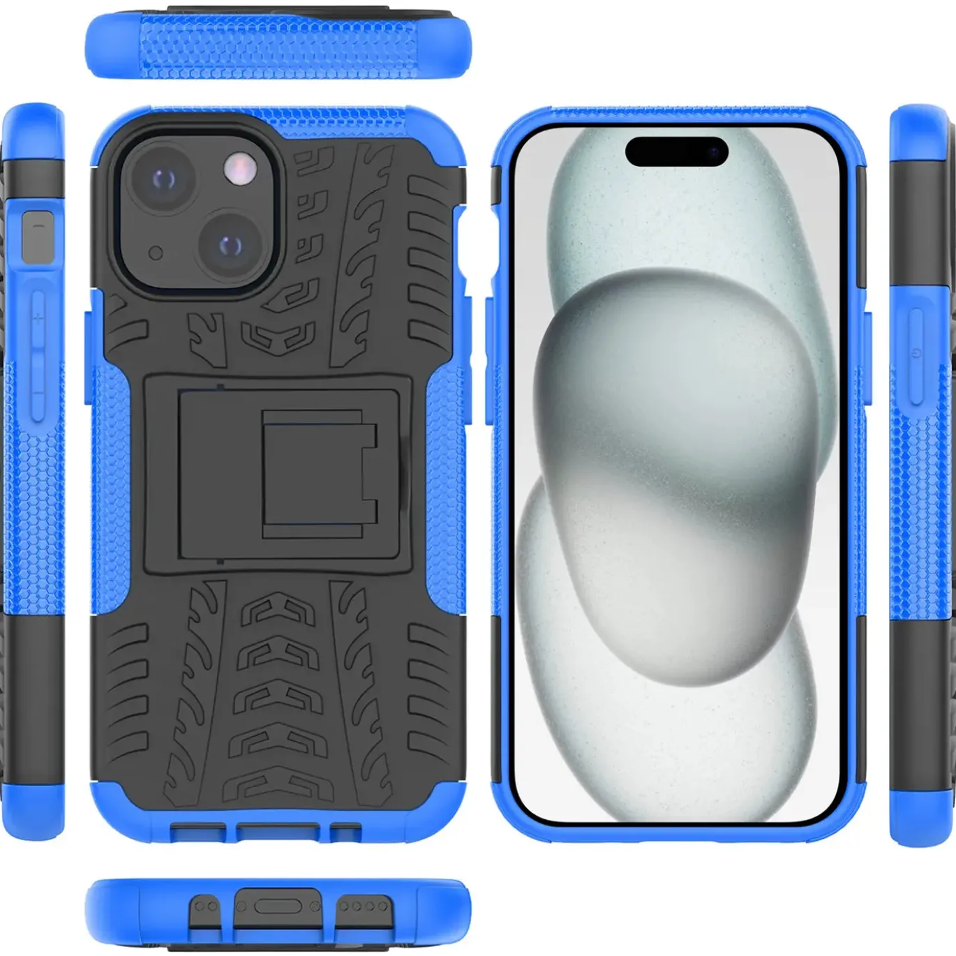 iPhone 15 Plus - Outdoor Hülle 2-teiliges Schutzcase