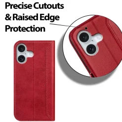 iPhone 16 Plus - Robuste Klapphülle mit RFID Block