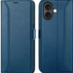 iPhone 16 Plus - Robuste Klapphülle mit RFID Block