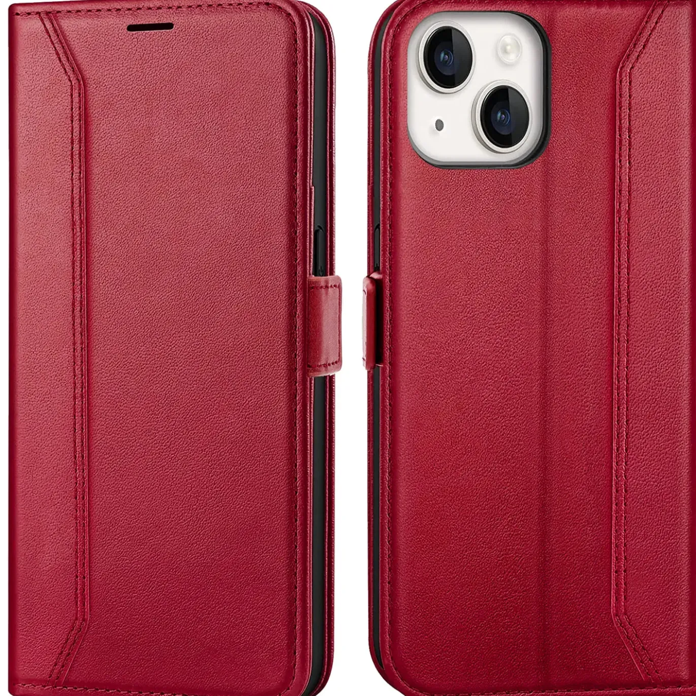 iPhone 14 Plus - Robuste Klapphülle mit RFID Block