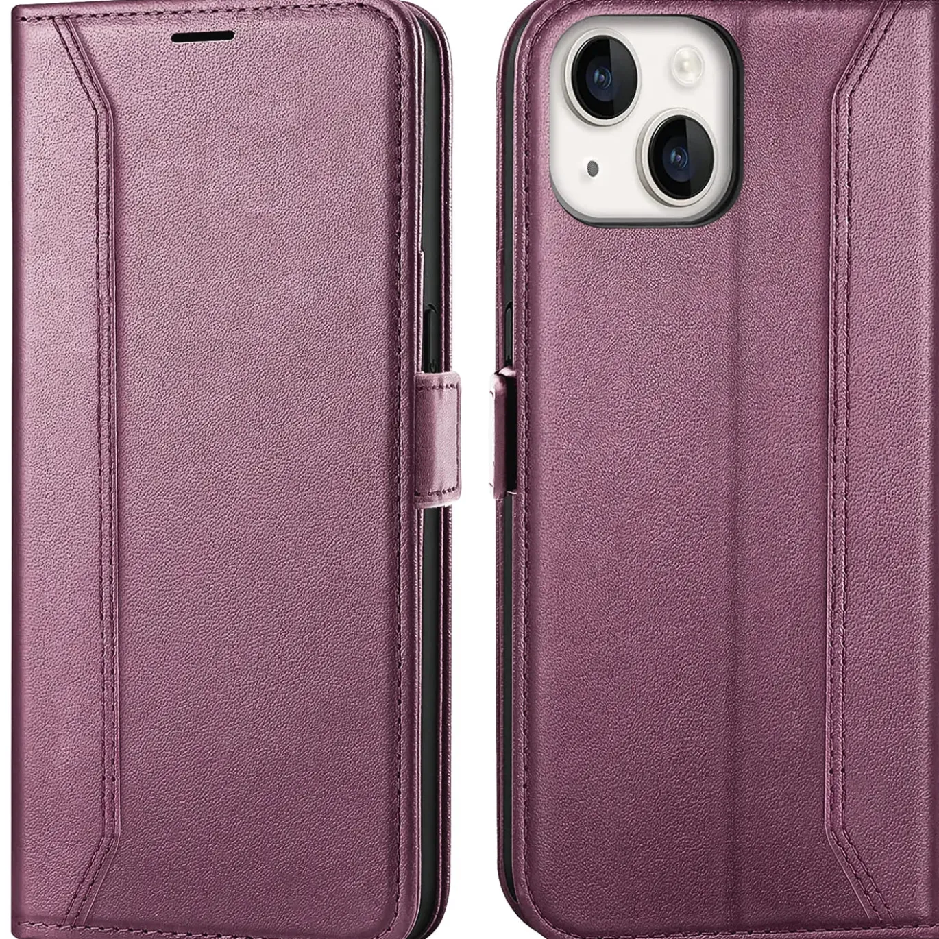 iPhone 14 Plus - Robuste Klapphülle mit RFID Block