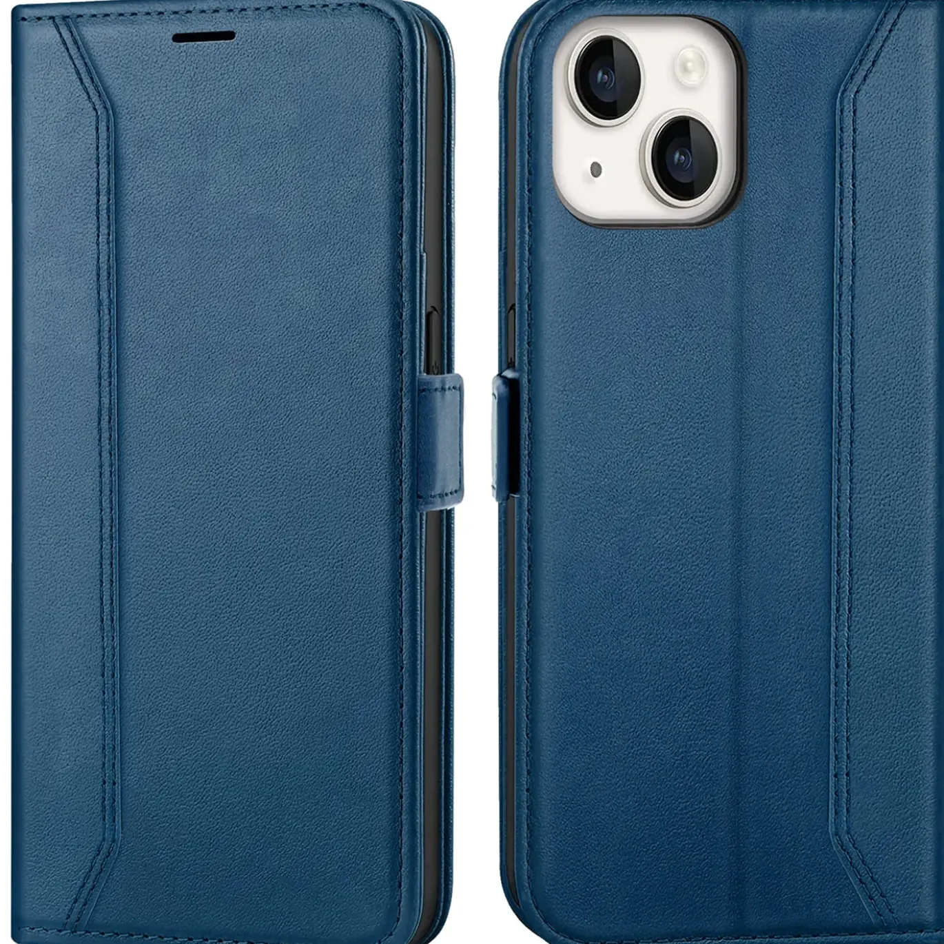 iPhone 14 Plus - Robuste Klapphülle mit RFID Block