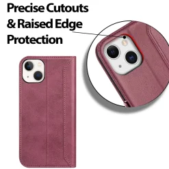 iPhone 15 Plus - Robuste Klapphülle mit RFID Block