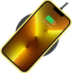 iPhone 14 Plus - Silikon Case mit Mikrofaser-Innenseite