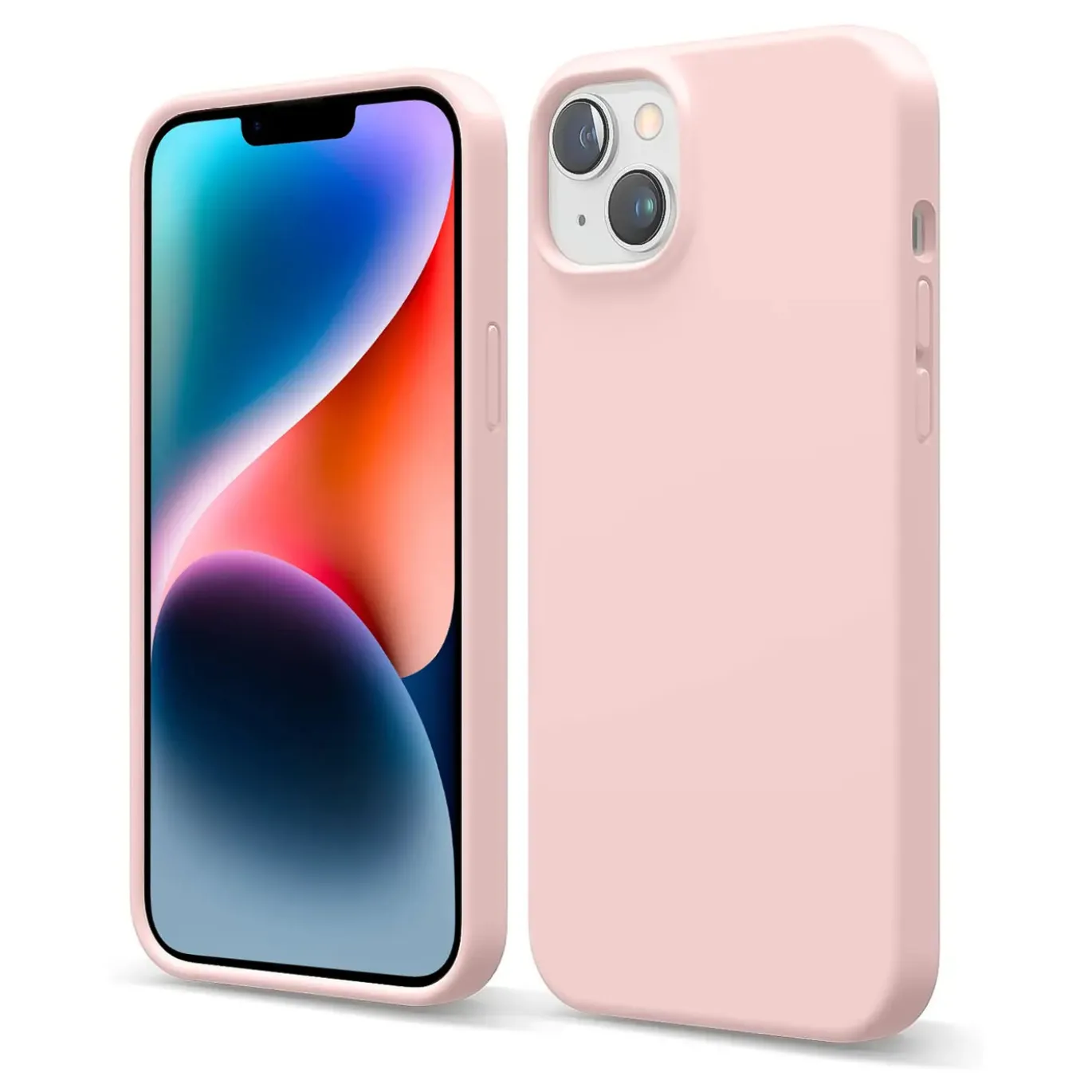iPhone 14 Plus - Silikon Case mit Mikrofaser-Innenseite