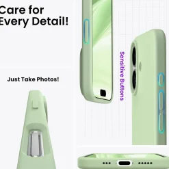iPhone 16 Plus - Silikon Case mit Mikrofaser-Innenseite
