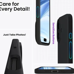 iPhone 16 Plus - Silikon Case mit Mikrofaser-Innenseite