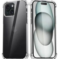 iPhone 15 Plus - Stoßfestes Clear Case