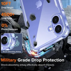 iPhone 16 Plus - Stoßfestes Clear Case