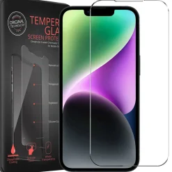 iPhone 14 Plus - 2x 9H Panzer Glasfolie, Displayfolie