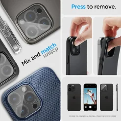 iPhone 15 Pro / 15 Pro Max - Kameraschutz aus gehärtetem Glas
