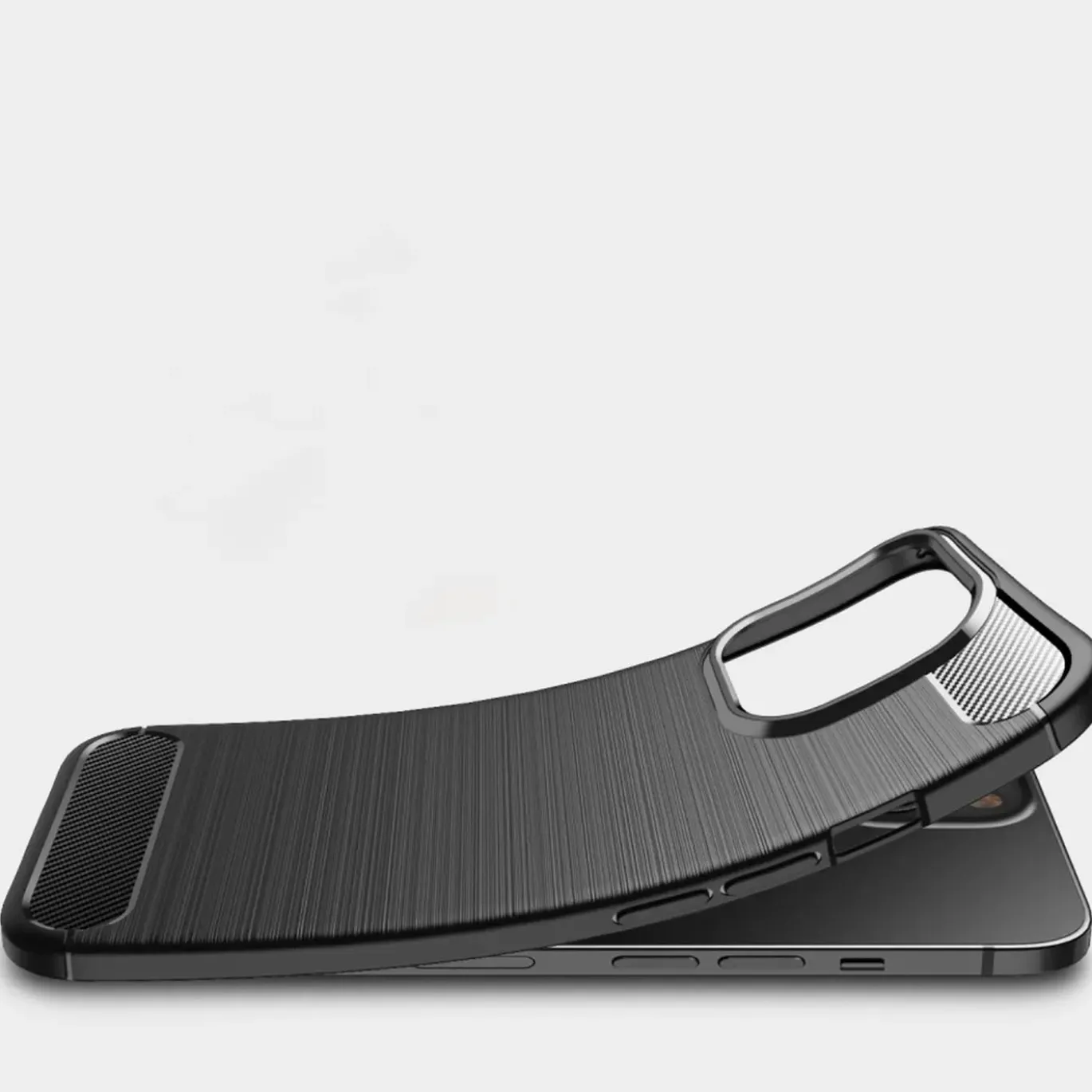 iPhone 13 Pro - Carbon Case Hülle, stoßfest