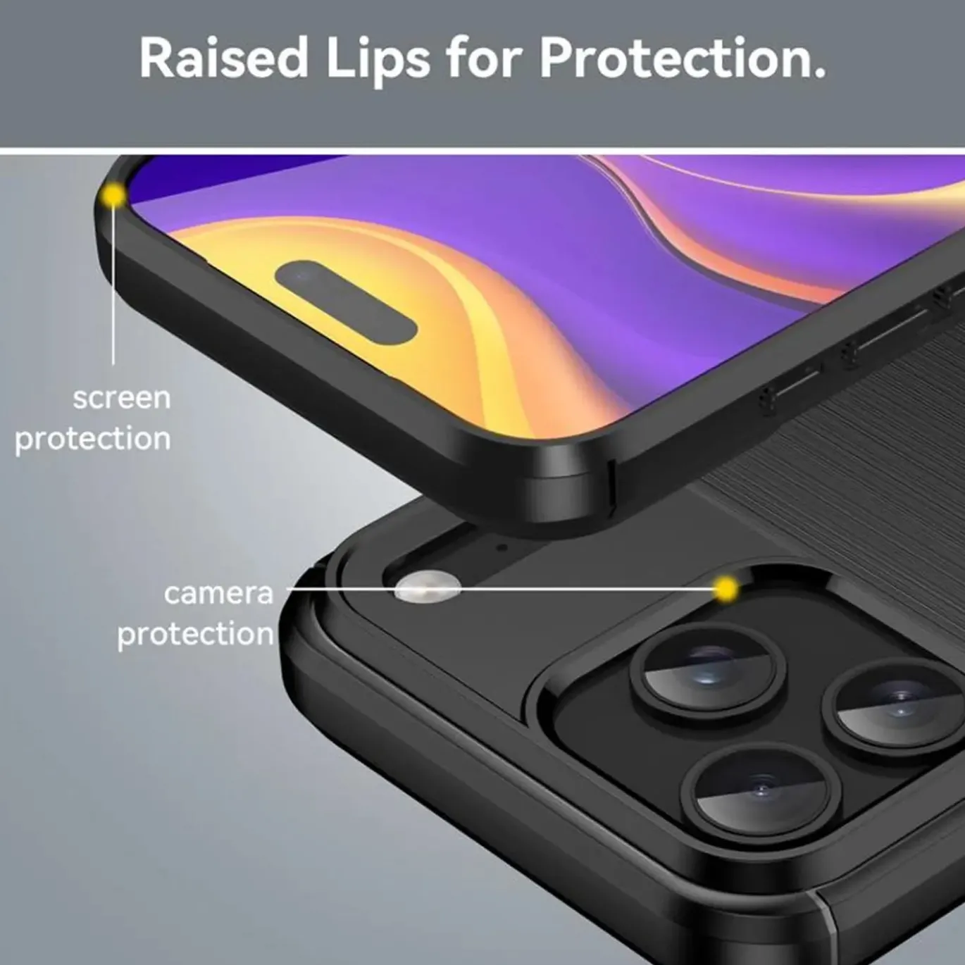 iPhone 17 Pro - Carbon Case Hülle, stoßfest