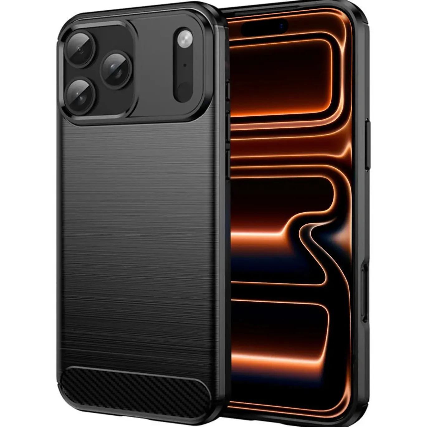 iPhone 17 Pro - Carbon Case Hülle, stoßfest