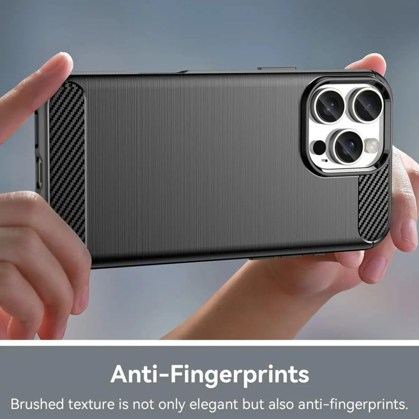 iPhone 16 Pro - Carbon Case Hülle, stoßfest