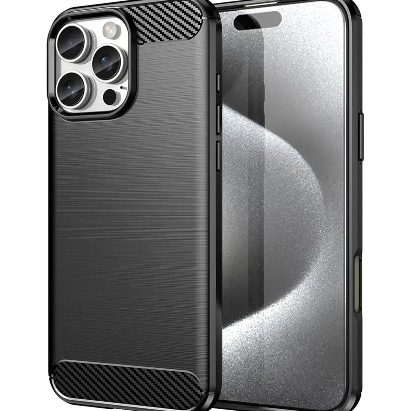 iPhone 16 Pro - Carbon Case Hülle, stoßfest