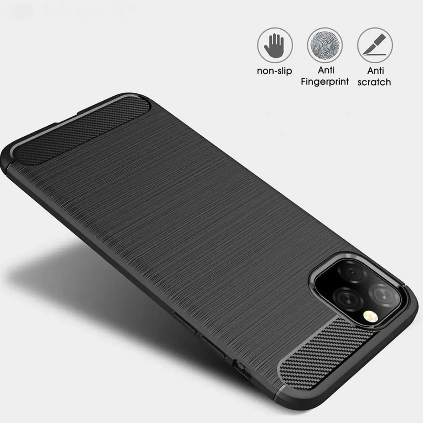 iPhone 11 Pro - Carbon Case Hülle, stoßfest