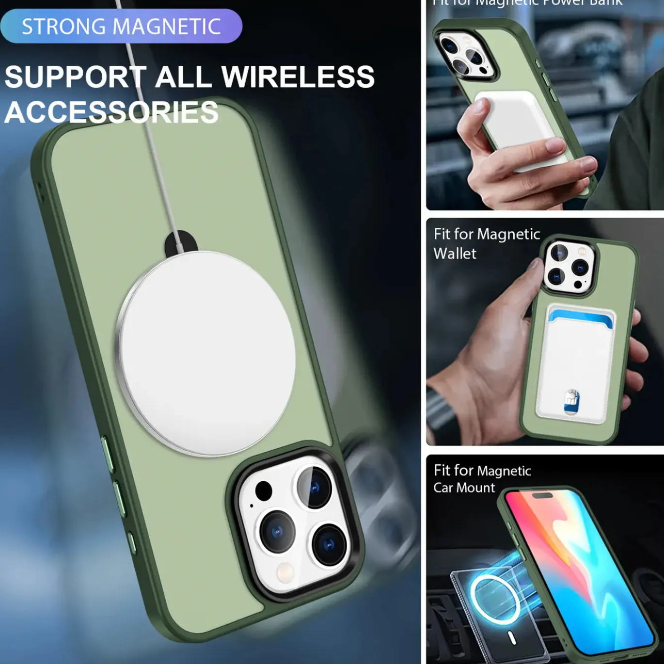 iPhone 16 Pro - Farbige MagSafe Hülle mit Ring