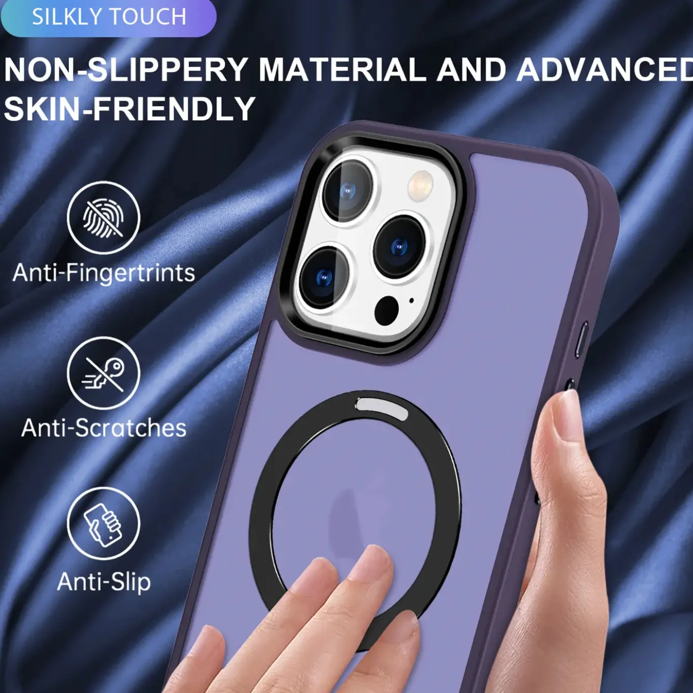 iPhone 16 Pro - Farbige MagSafe Hülle mit Ring