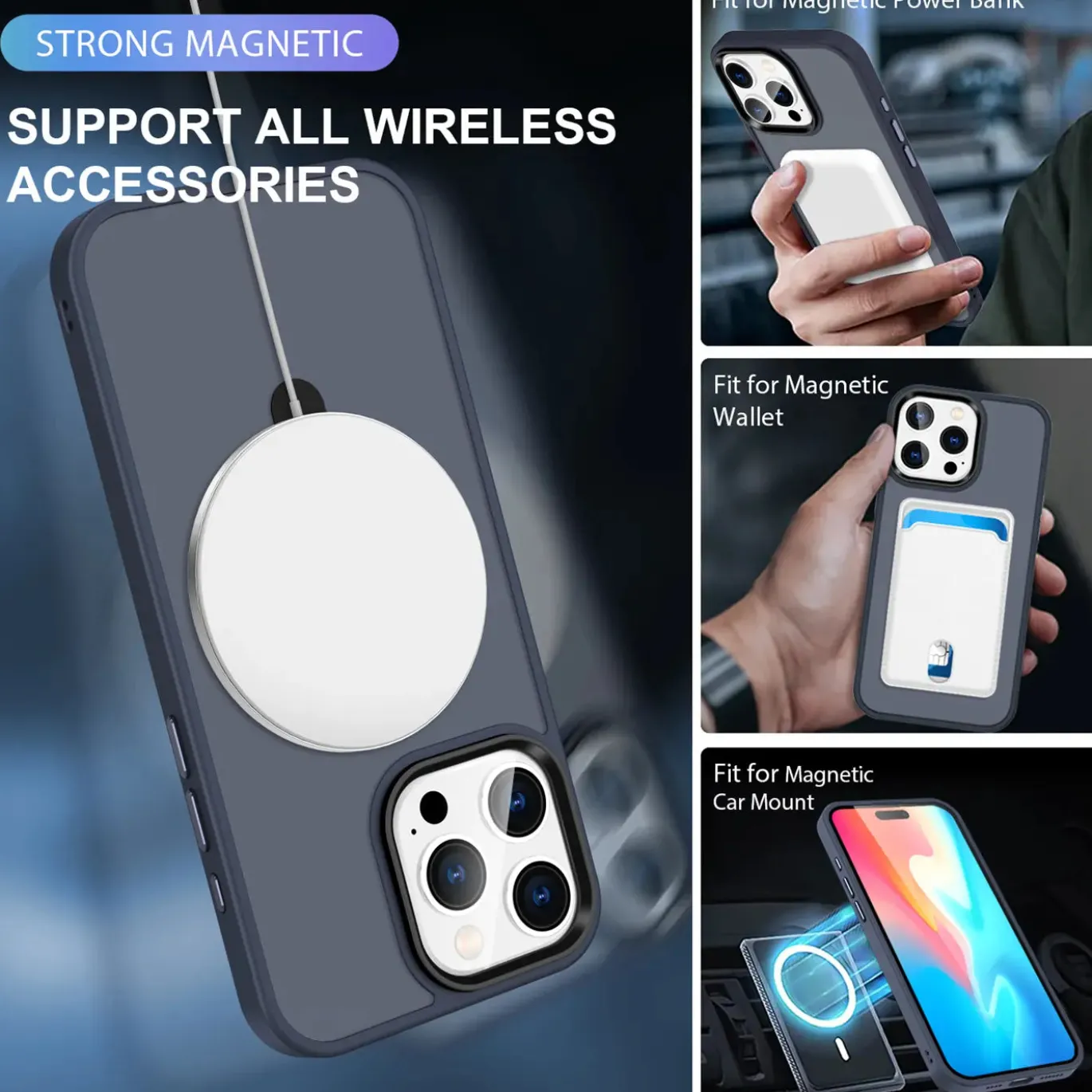iPhone 16 Pro - Farbige MagSafe Hülle mit Ring