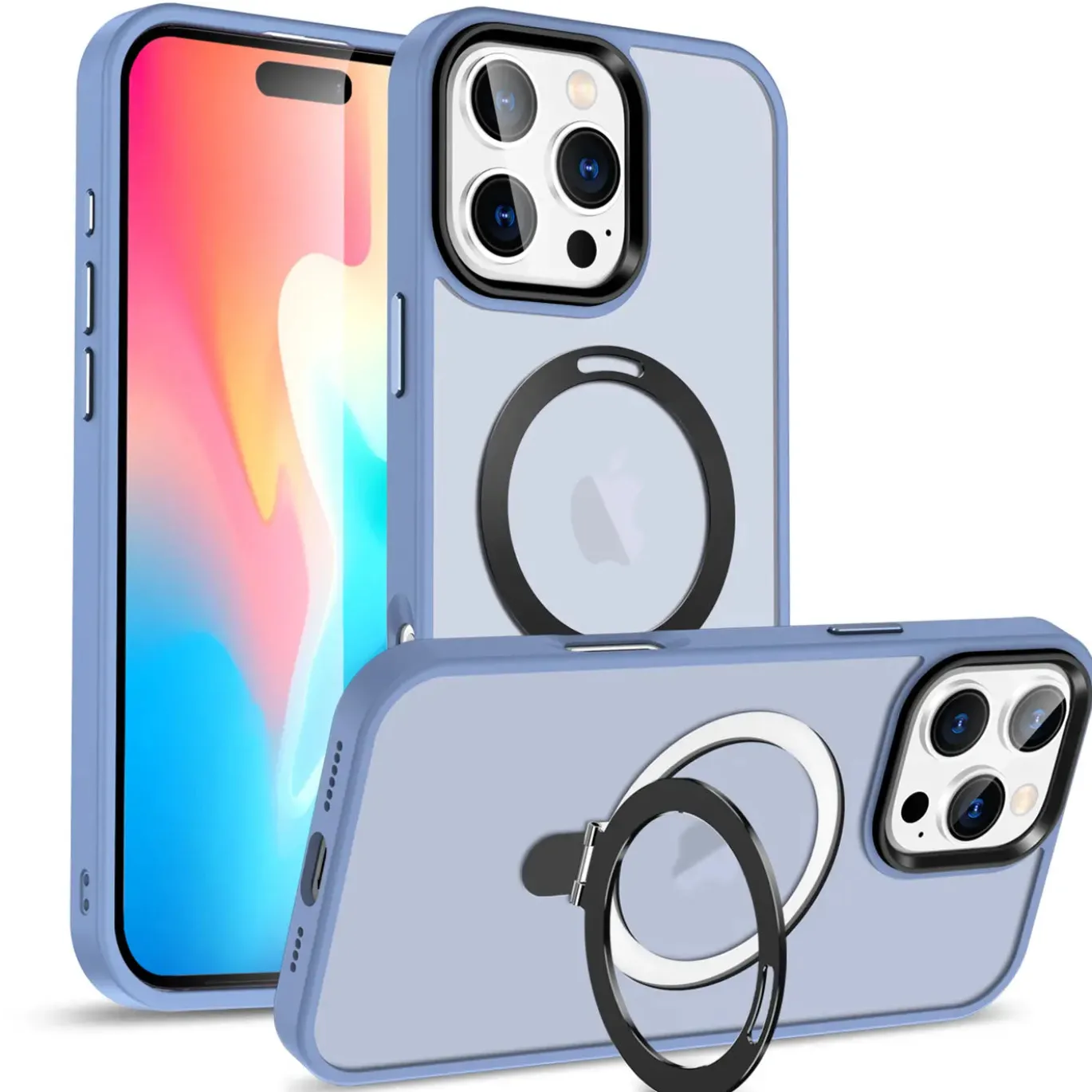 iPhone 16 Pro - Farbige MagSafe Hülle mit Ring