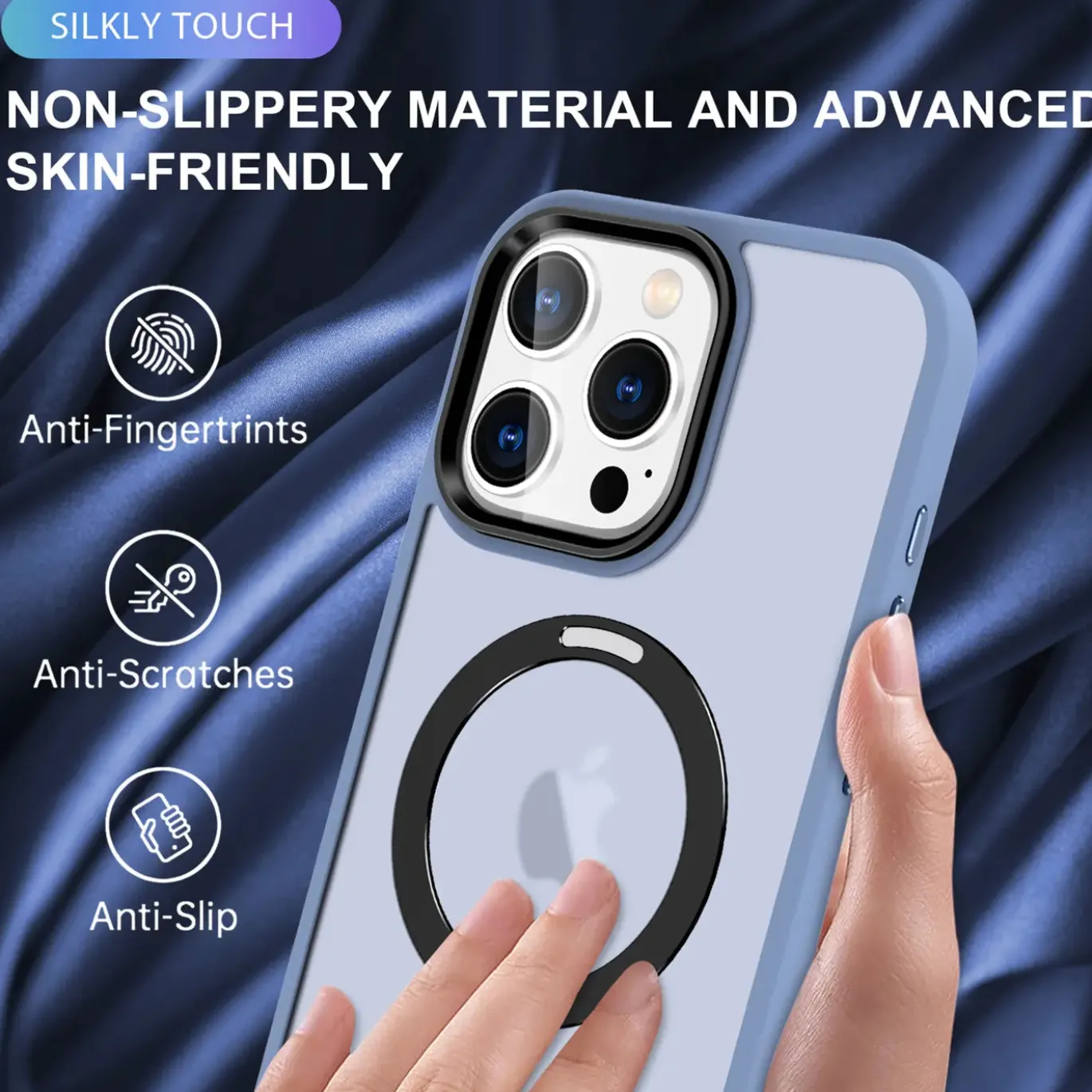 iPhone 16 Pro - Farbige MagSafe Hülle mit Ring