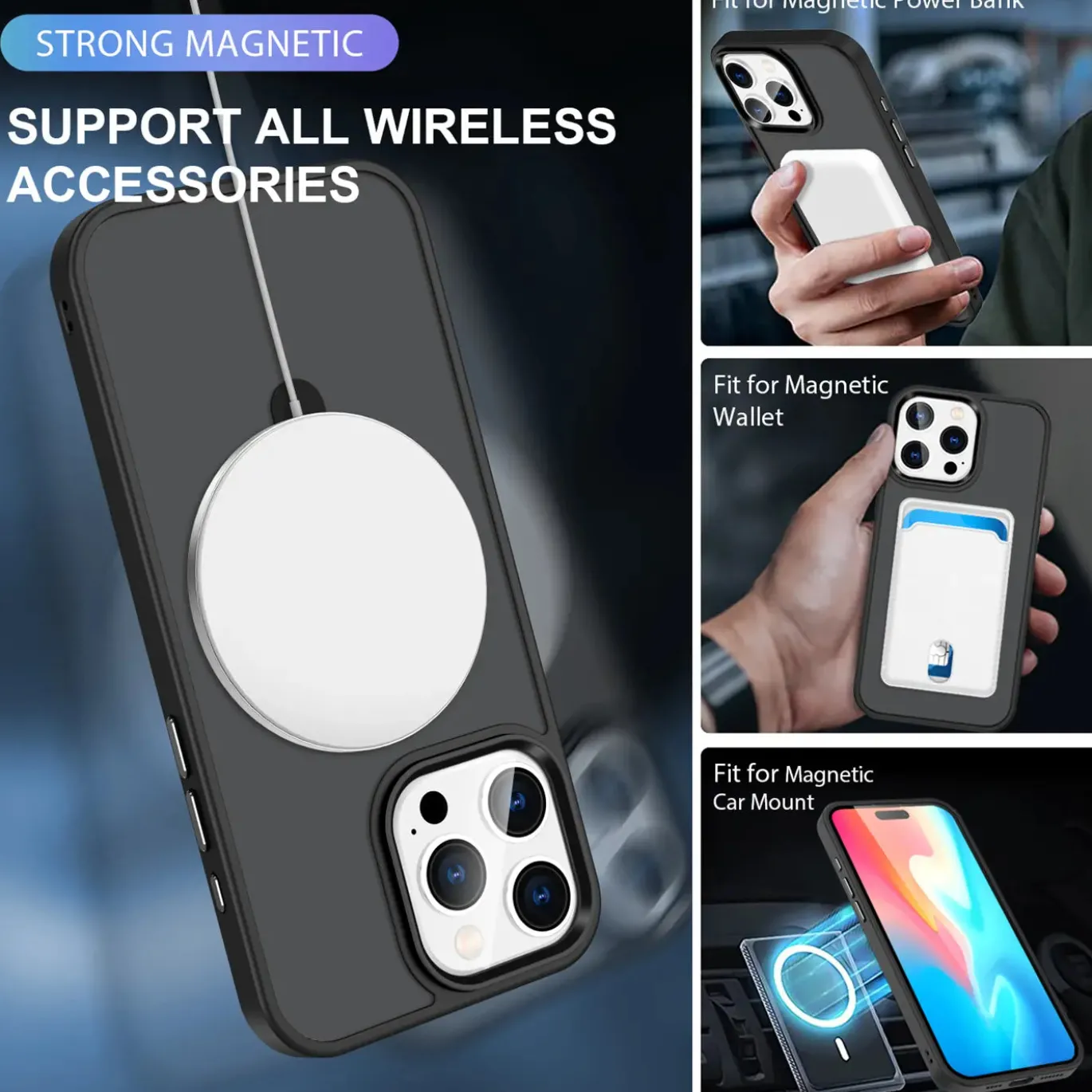 iPhone 16 Pro - Farbige MagSafe Hülle mit Ring