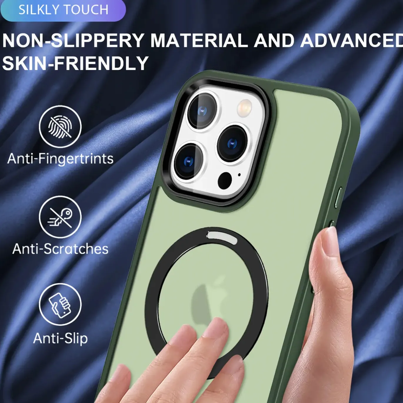 iPhone 16 Pro - Farbige MagSafe Hülle mit Ring