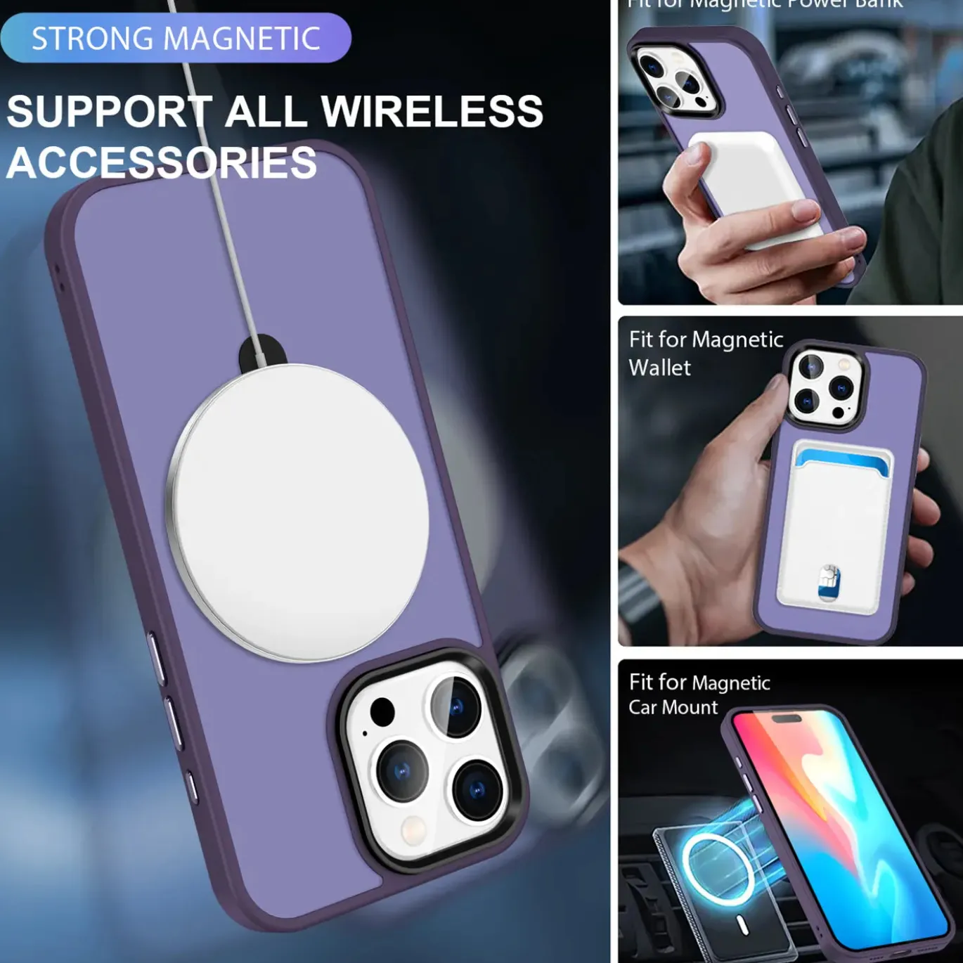 iPhone 16 Pro - Farbige MagSafe Hülle mit Ring