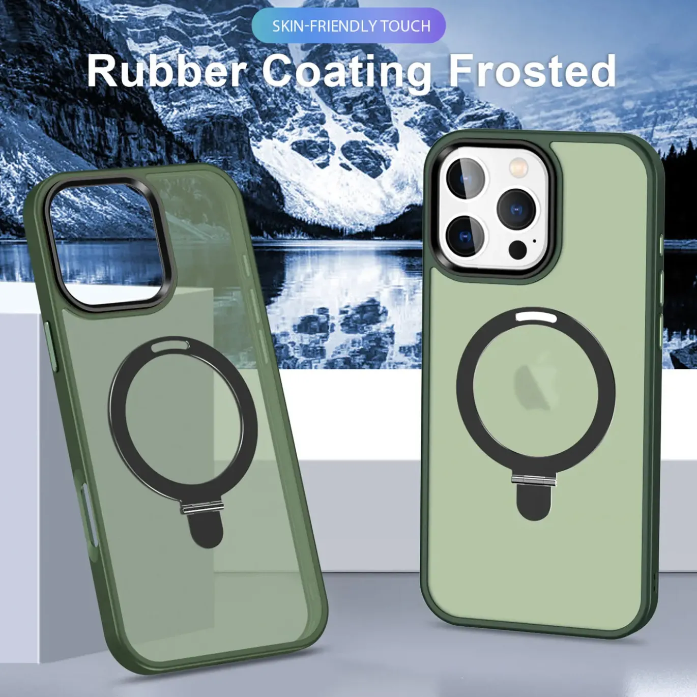 iPhone 16 Pro - Farbige MagSafe Hülle mit Ring